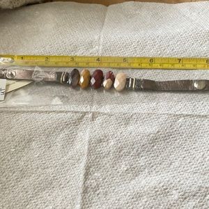 Nakamol designer bracelet 8” with two snaps to adjust size